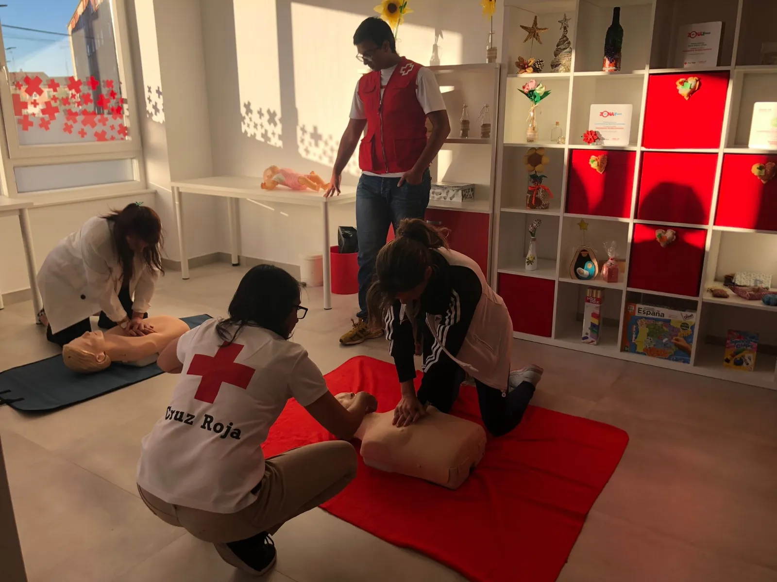 Cruz Roja en Peñaranda ofrecía un curso de primeros auxilios en sus nuevas instalaciones