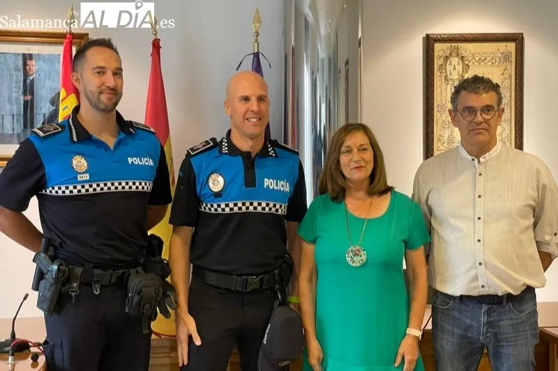 La Policía Local de Peñaranda incorpora cuatro nuevos agentes en practicas 