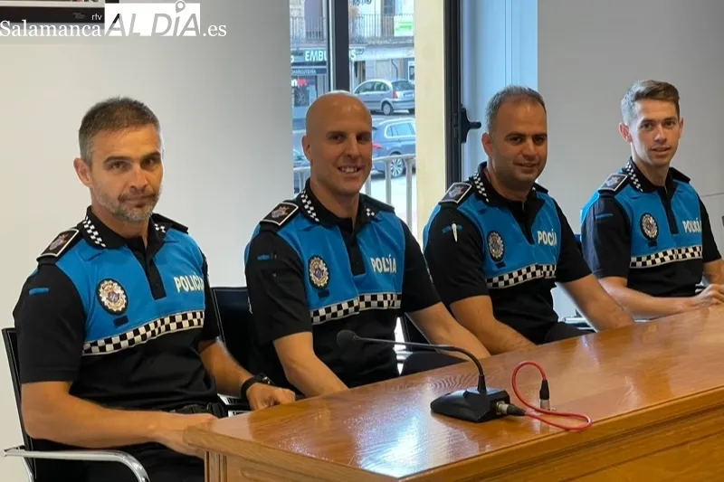 La Policía Local de Peñaranda incorpora cuatro nuevos agentes en practicas 
