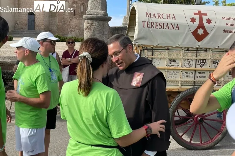 Aldeaseca de la Frontera celebraba la Comuniòn de los higos en la XLII Marcha Teresiana
