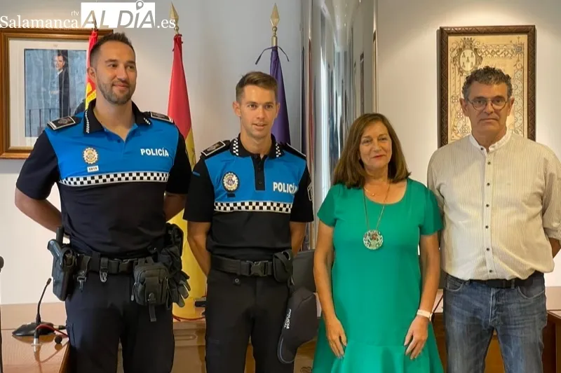 La Policía Local de Peñaranda incorpora cuatro nuevos agentes en practicas 