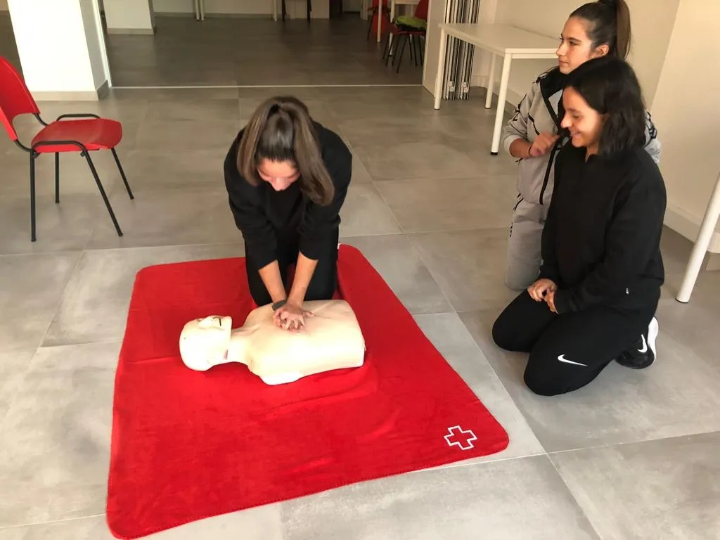 Cruz Roja en Peñaranda ofrecía un curso de primeros auxilios en sus nuevas instalaciones