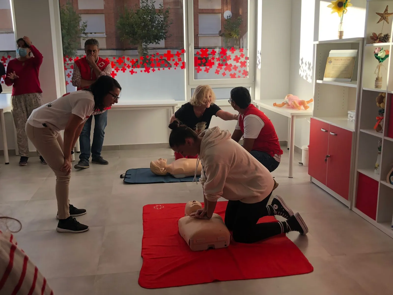 Cruz Roja en Peñaranda ofrecía un curso de primeros auxilios en sus nuevas instalaciones