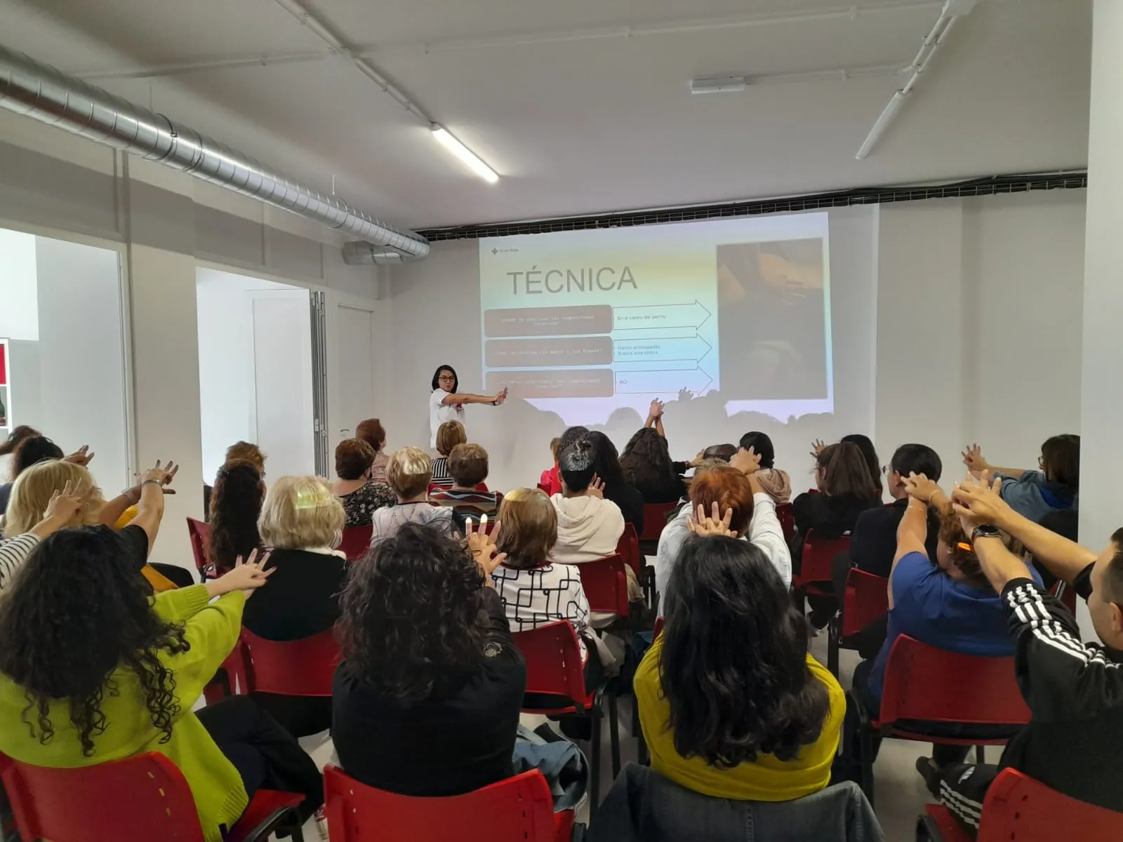 Cruz Roja en Peñaranda ofrecía un curso de primeros auxilios en sus nuevas instalaciones
