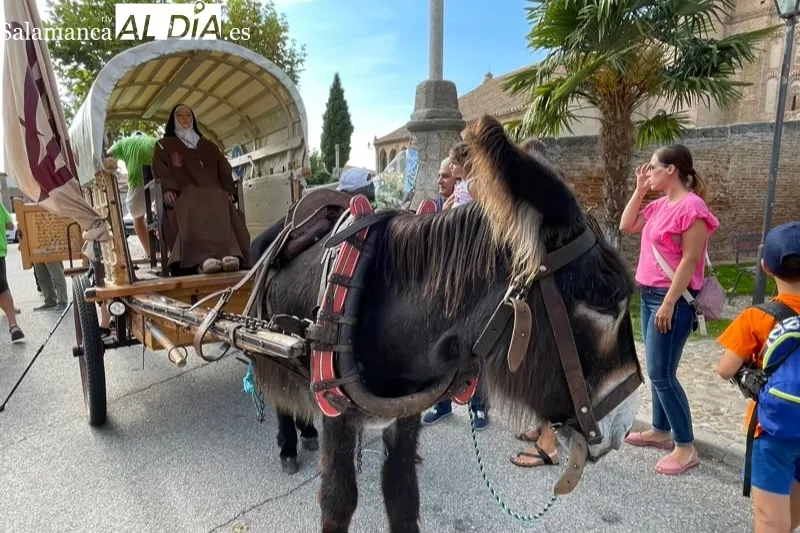 Aldeaseca de la Frontera celebraba la Comuniòn de los higos en la XLII Marcha Teresiana