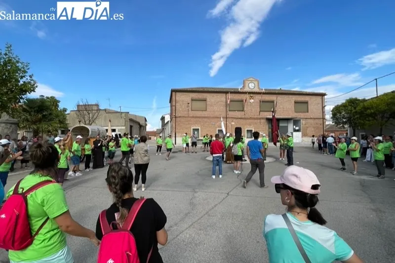 Aldeaseca de la Frontera celebraba la Comuniòn de los higos en la XLII Marcha Teresiana