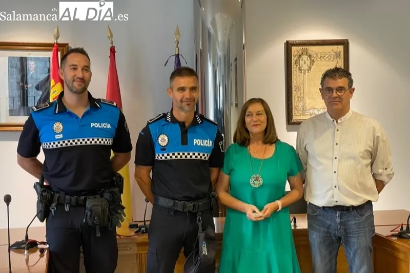 La Policía Local de Peñaranda incorpora cuatro nuevos agentes en practicas 