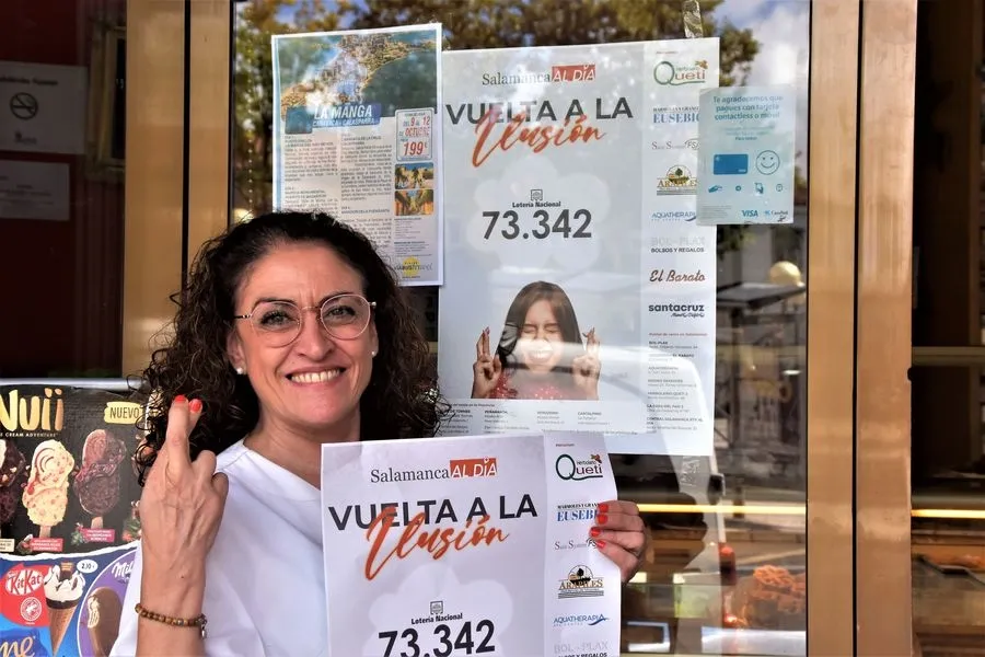 Foto 4 - Vuelta a la ilusi&oacute;n con el n&uacute;mero 73.342, la loter&iacute;a de Navidad de SALAMANCArtv AL D&Iacute;A