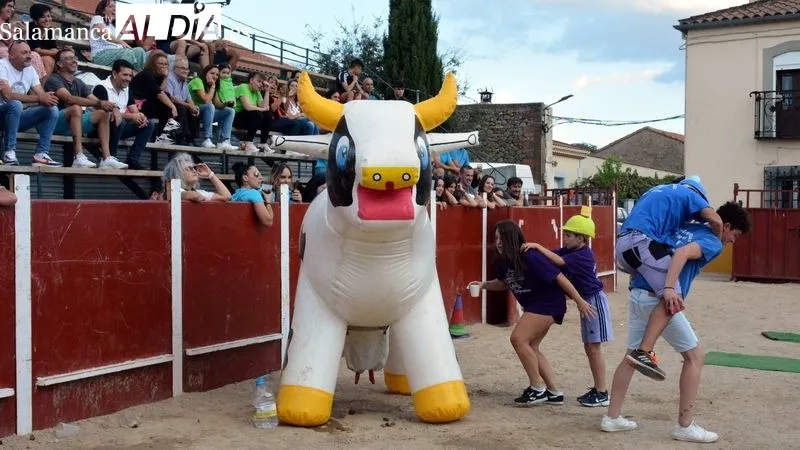 Cuatro peñas participaron en los juegos del gran prix