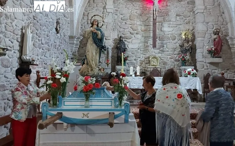 Fiesta de las Madrinas en Saldeana