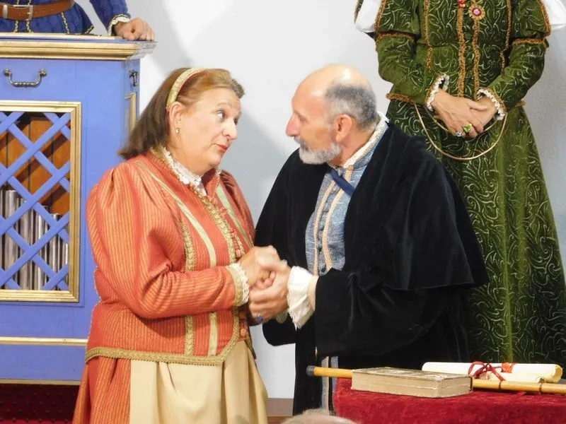Montaje teatral “Buscando a Nebrija” de Denis Rafter en Forfoleda