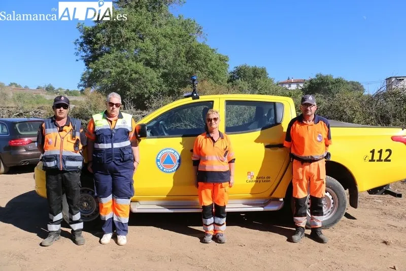 El grupo de Voluntarios de Protección Civil de Vitigudino siempre dispuesto ante cualquier contingencia / CORRAL 