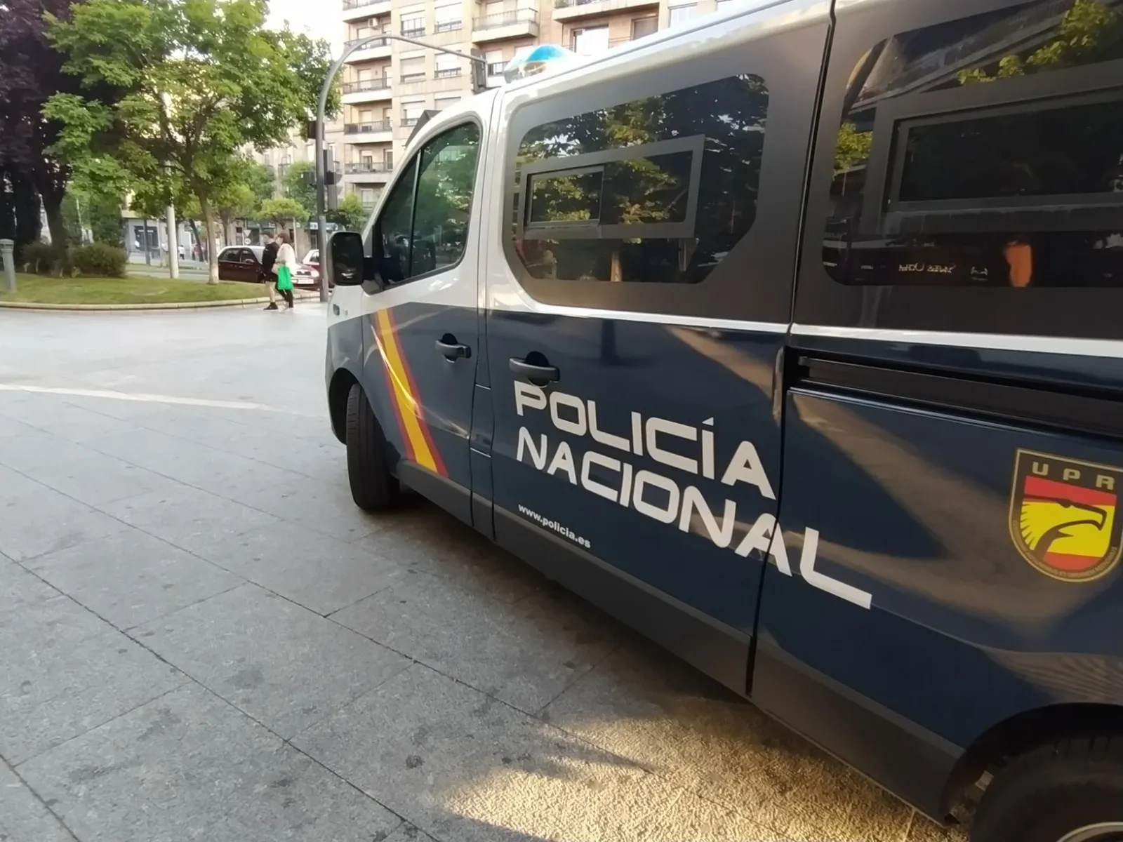 Foto de archivo de vehículos de la Policía Nacional en Salamanca