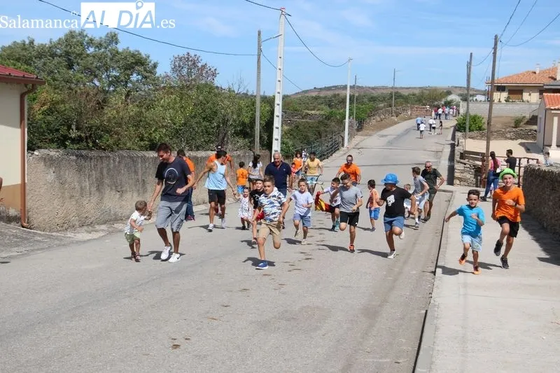 Encierro a caballo en las fiestas de Barruecopardo