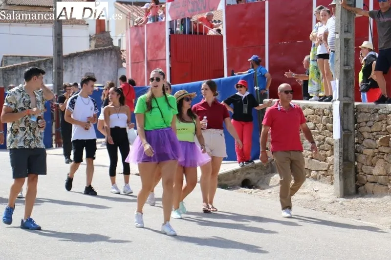Encierro a caballo en las fiestas de Barruecopardo