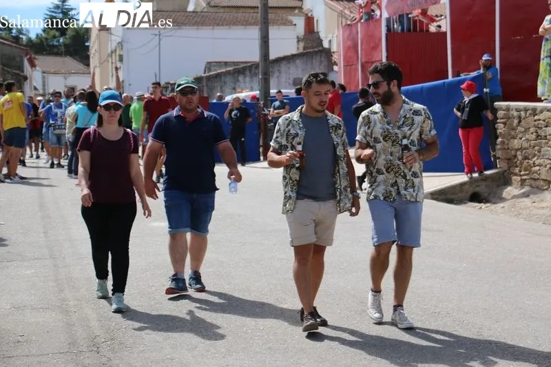 Encierro a caballo en las fiestas de Barruecopardo