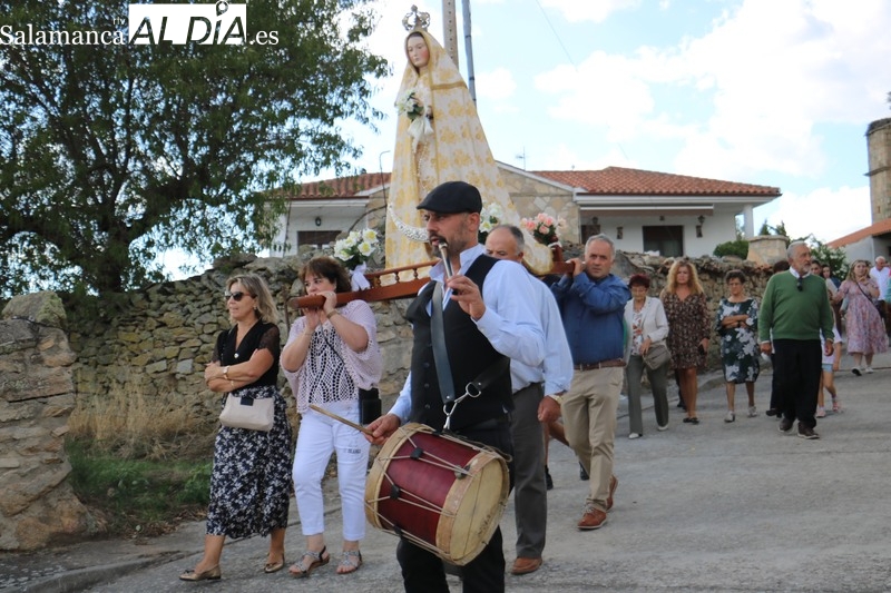 Celebración de las fiestas en honor de la Virgen del Rosario en Sardón de los Frailes 