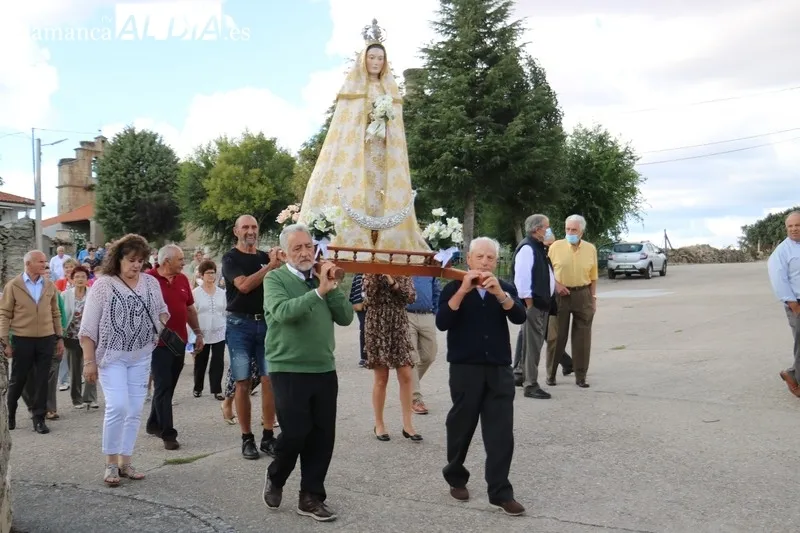 Celebración de las fiestas en honor de la Virgen del Rosario en Sardón de los Frailes 