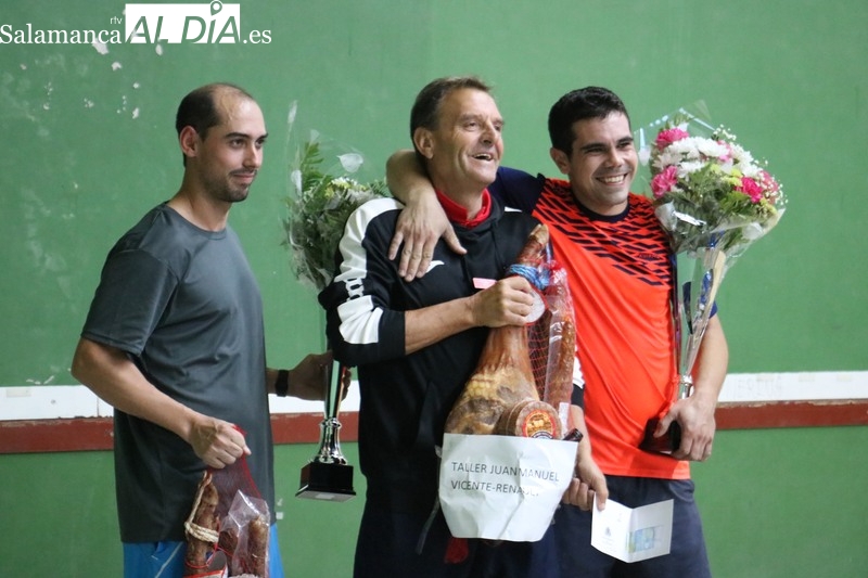 Chipi y Dani se proclaman campeones en la final del Torneo de Frontenis de Vitigudino