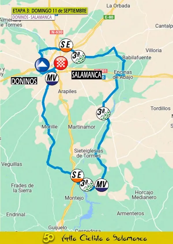 Foto 10 - Pol Herv&aacute;s se impone en Aldead&aacute;vila en la primera etapa de la Vuelta a Salamanca