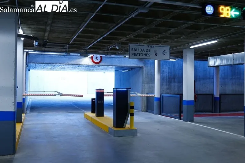 Nuevo aparcamiento subterráneo del Hospital de Salamanca. Foto de David Sañudo
