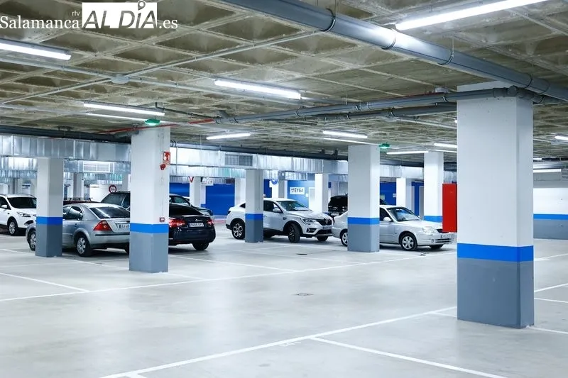 Nuevo aparcamiento subterráneo del Hospital de Salamanca. Foto de David Sañudo