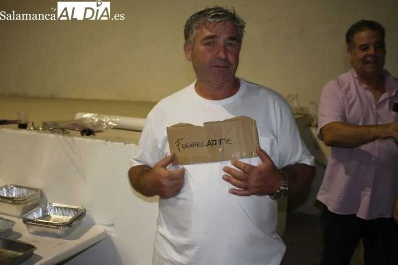 Este viernes continuaban las fiestas en Fuenteliante con una pancetada