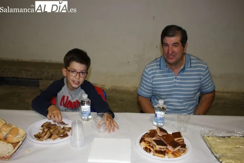 Este viernes continuaban las fiestas en Fuenteliante con una pancetada