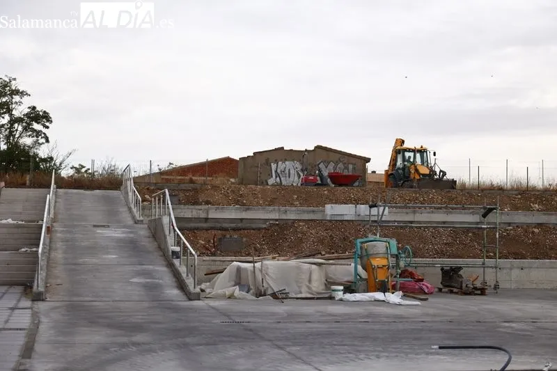 Visita del presidente de la Junta de Castilla y León, Alfonso Fernández Mañueco, a las obras de la nueva Residencia de la Tercera Edad, San Juan de Sahagún, en Puente Ladrillo. Foto de David Sañudo