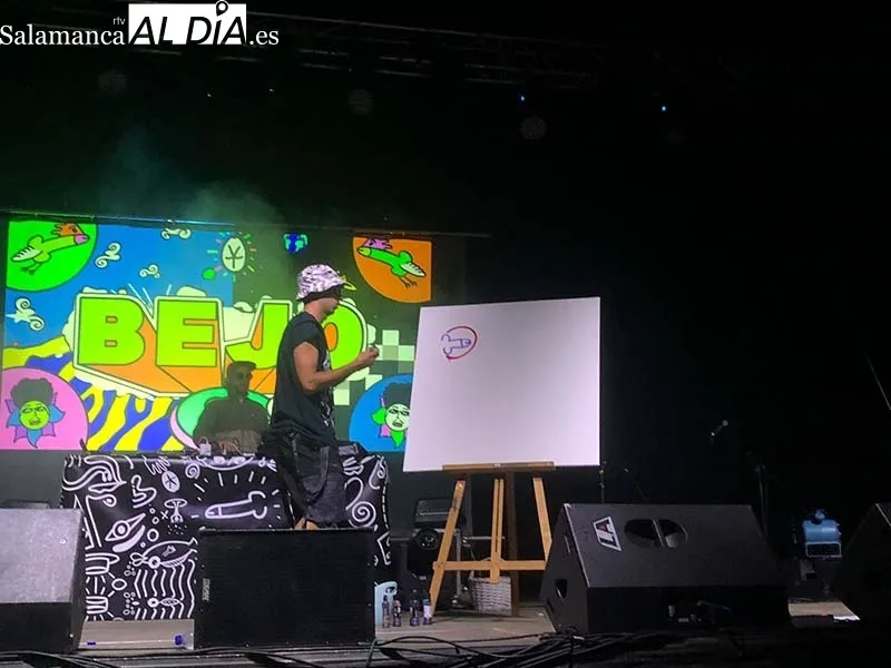 Foto 4 - El rap y la m&uacute;sica fusi&oacute;n hace vibrar la Plaza de Toros de B&eacute;jar