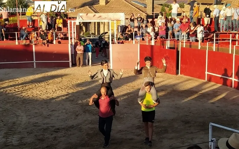 Tarde taurina la de ayer domingo en Barruecopardo con motivo de sus fiestas del Cristo de las Mercedes