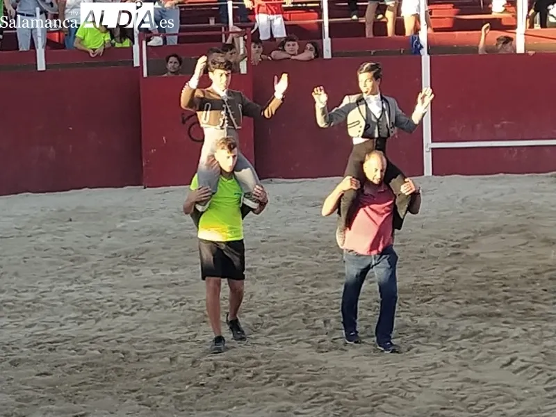 Tarde taurina la de ayer domingo en Barruecopardo con motivo de sus fiestas del Cristo de las Mercedes