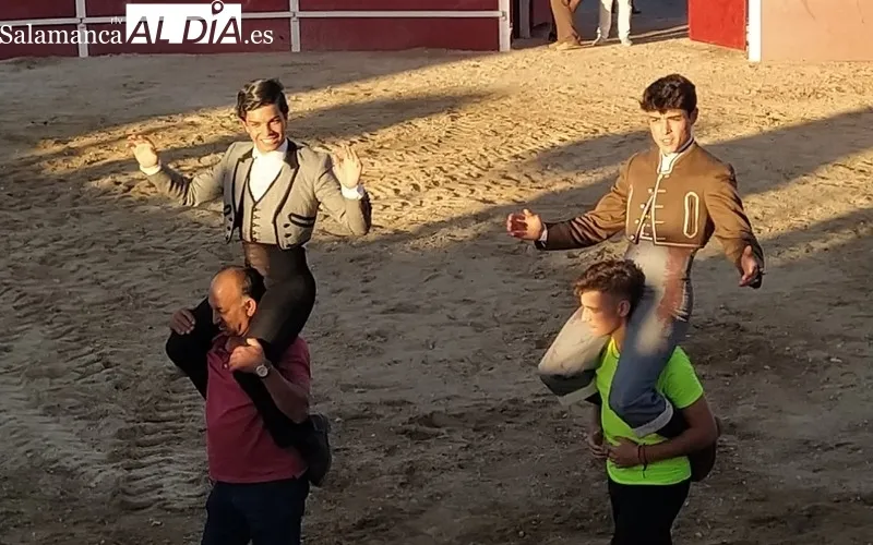 Tarde taurina la de ayer domingo en Barruecopardo con motivo de sus fiestas del Cristo de las Mercedes