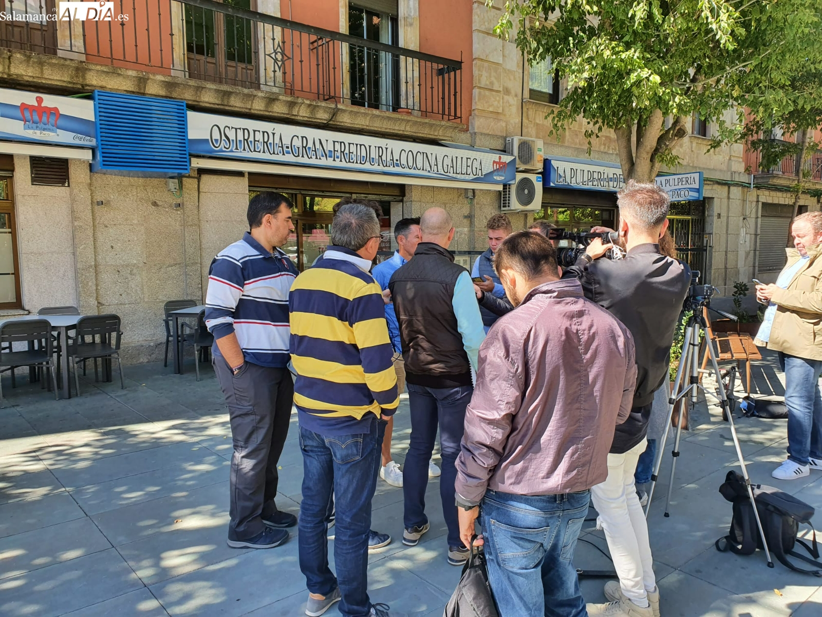 Casañ, en plena calle durante la rueda de prensa de Unionistas: No entiendo de ultimátums