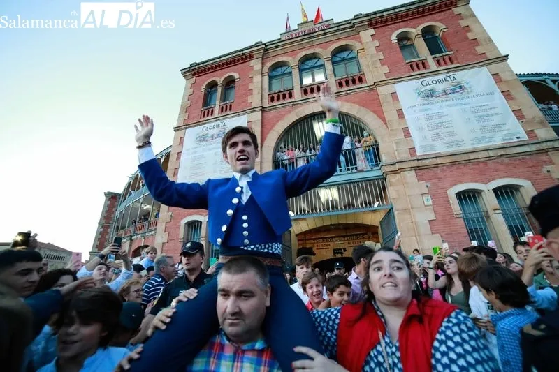 Festejo de rejones en La Glorieta. Fotos: Miguel Hernández