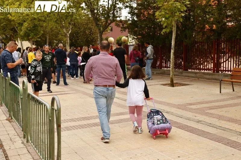Foto de archivo de escolares salmantinos
