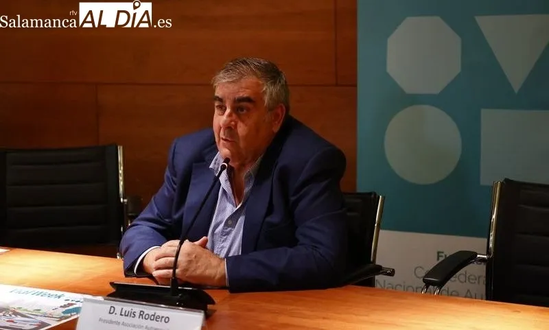 Luis Rodero, presidente de la Asociación Provincial de Autoescuelas de Salamanca. Foto de David Sañudo