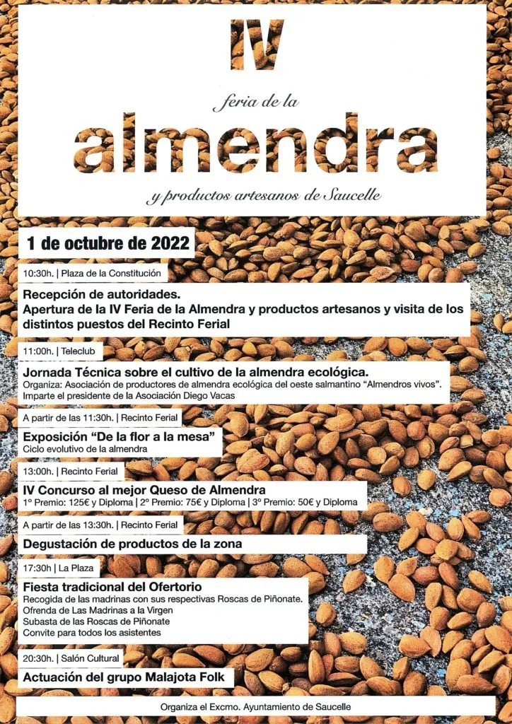 Foto 2 - Saucelle abre la inscripci&oacute;n de expositores para participar en la IV Feria de la Almendra y Productos Artesanos 