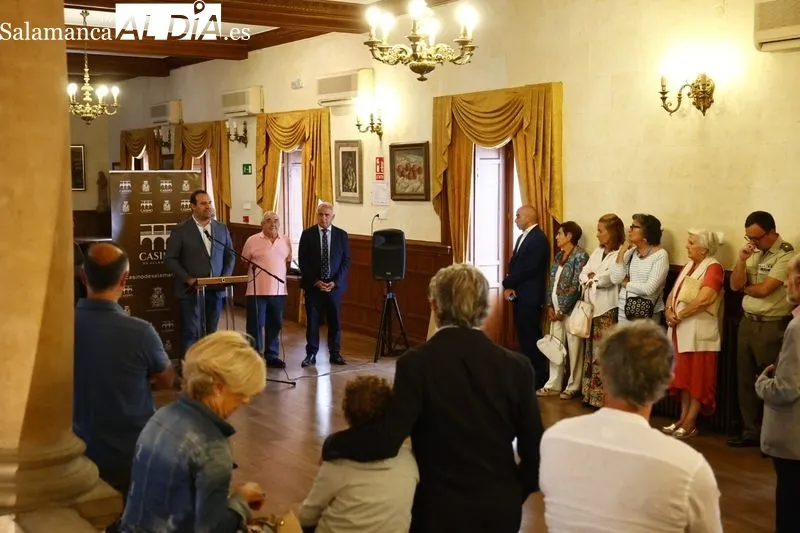 Inauguración de la muestra 'El toro y el arte' en el Casino de Salamanca. Foto de David Sañudo