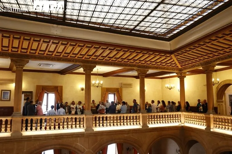 Inauguración de la muestra 'El toro y el arte' en el Casino de Salamanca. Foto de David Sañudo