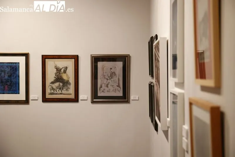 Inauguración de la muestra 'El toro y el arte' en el Casino de Salamanca. Foto de David Sañudo