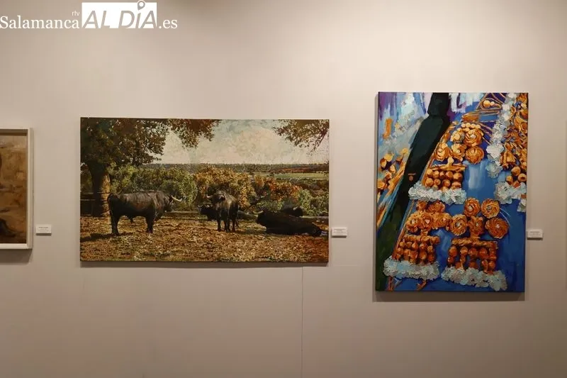 Inauguración de la muestra 'El toro y el arte' en el Casino de Salamanca. Foto de David Sañudo