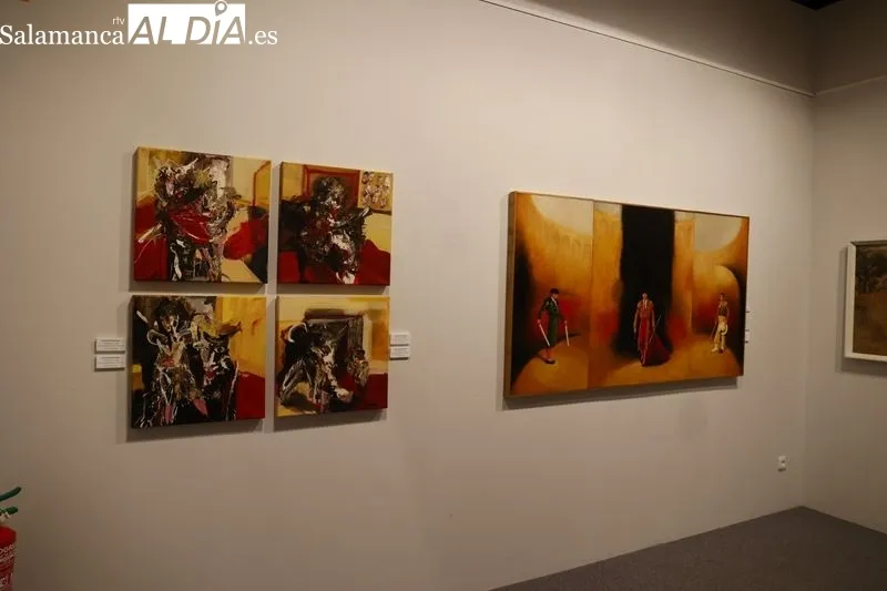 Inauguración de la muestra 'El toro y el arte' en el Casino de Salamanca. Foto de David Sañudo