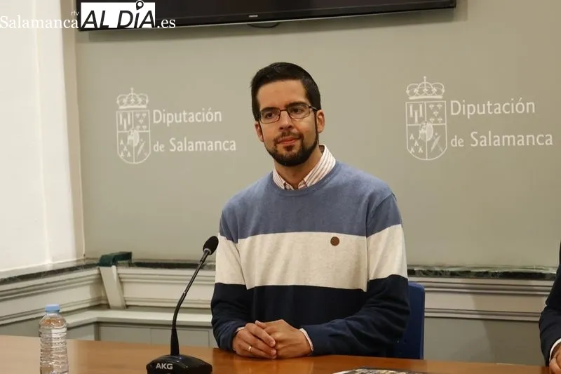 Presentación en la Diputación del ciclo de conciertos de órgano de la provincia de Salamanca 'Los sonidos centenarios'. Foto de David Sañudo