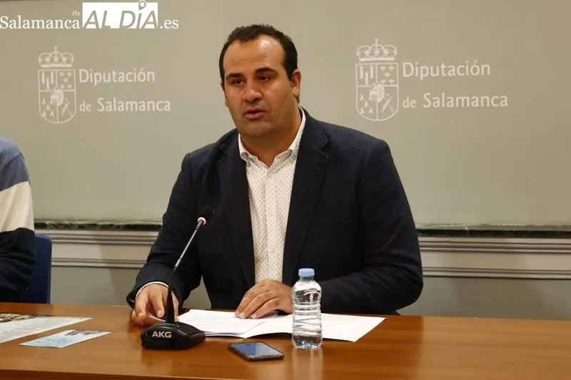 Presentación en la Diputación del ciclo de conciertos de órgano de la provincia de Salamanca 'Los sonidos centenarios'. Foto de David Sañudo