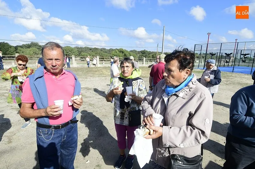 Foto 6 - &Aacute;gil encierro a caballo en Espeja brindando grandes estampas de campo