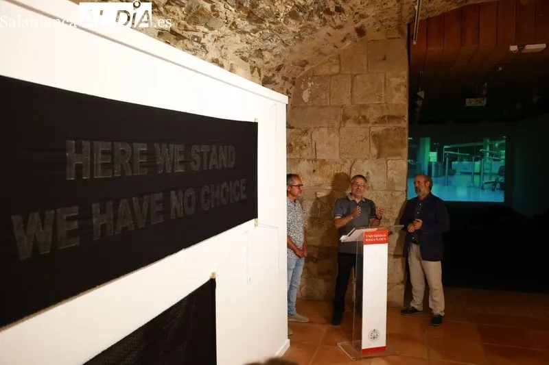 Exposición 'La memoria es un dispositivo para anular la distancia' en el Espacio de Arte Experimental Fonseca. Foto de David Sañudo