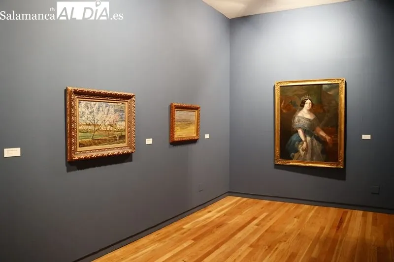 Inauguración de la exposición 'Profesores y Alumnos de la Escuela de Nobles y Bellas Artes de San Eloy'. Foto de David Sañudo