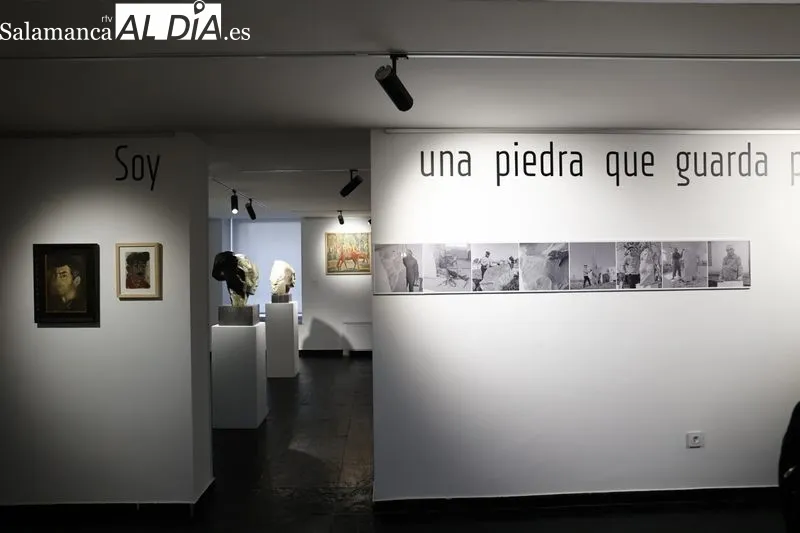 Exposición sobre la obra y personalidad del escultor salmantino Severiano Grande, en la Torre de los Anaya. Foto de David Sañudo