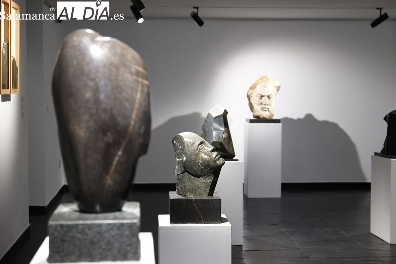 Exposición sobre la obra y personalidad del escultor salmantino Severiano Grande, en la Torre de los Anaya. Foto de David Sañudo